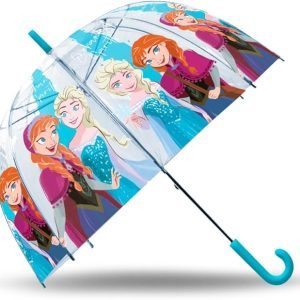 PARAGUAS TRANSPARENTE CAMPANA 46CM FROZEN