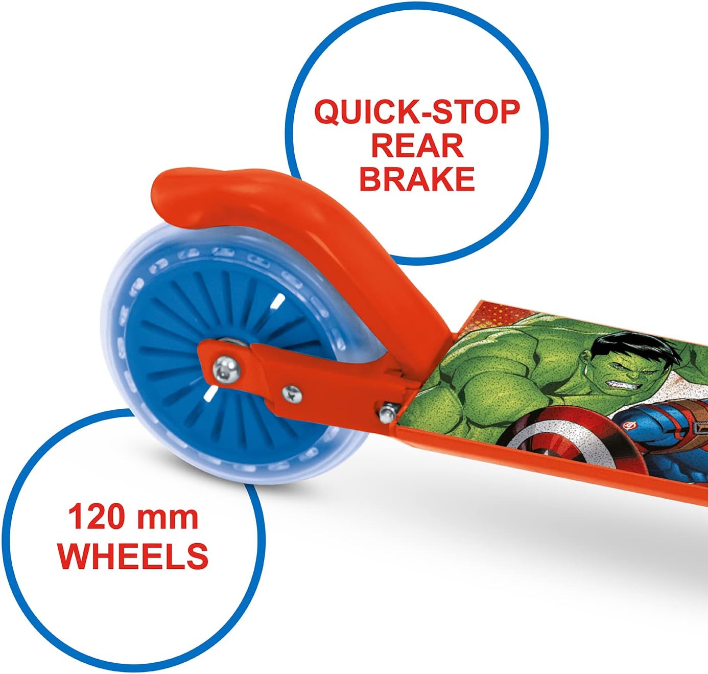 Patinete infantil de aluminio de 2 ruedas- AVENGERS - Imagen 5