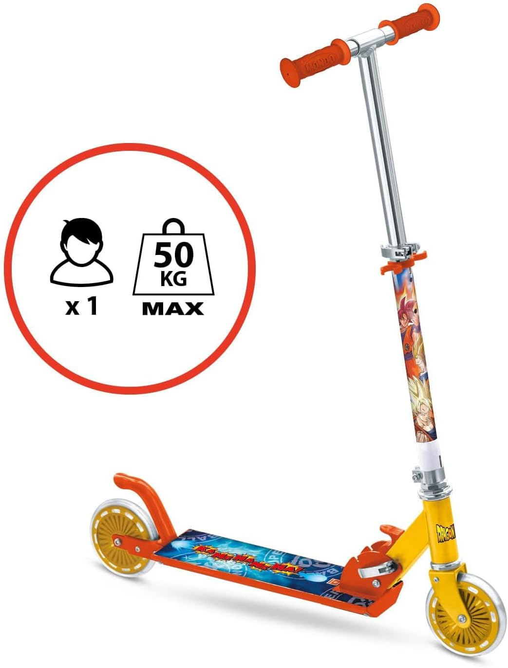 Patinete infantil de aluminio de 2 ruedas- DRAGON BALL - Imagen 7