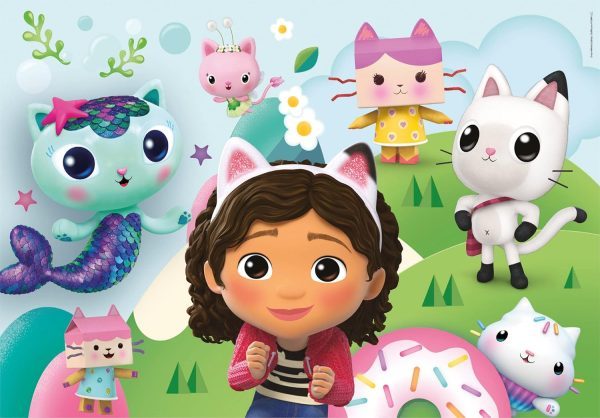 2 Puzzles de 60 Piezas La Casa de Muñecas de Gabby - Imagen 5