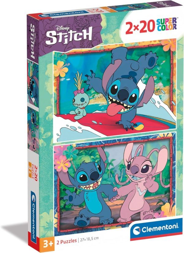 Puzzle 2x20 Disney infantil Lilo & Stitch - Imagen 3