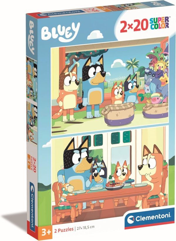 Puzzle Bluey 2x20pzs