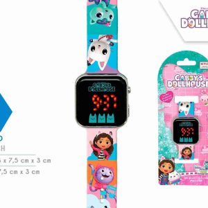Reloj Led Gabby`s Doll House