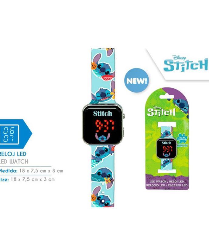 Reloj Led Stitch