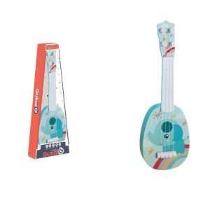 Ukelele infantil, 4 cuerdas, diseño Elefante