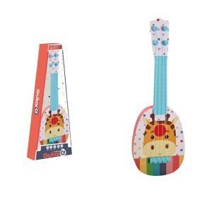 Ukelele infantil, 4 cuerdas, diseño Girafa