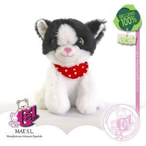 Gatito Peluche 18 CM Blanco