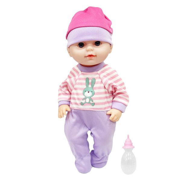 Muñeca bebé pijama con sonido, 30 cm