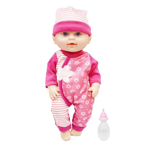 Muñeca bebé pijama con sonido, 30 cm