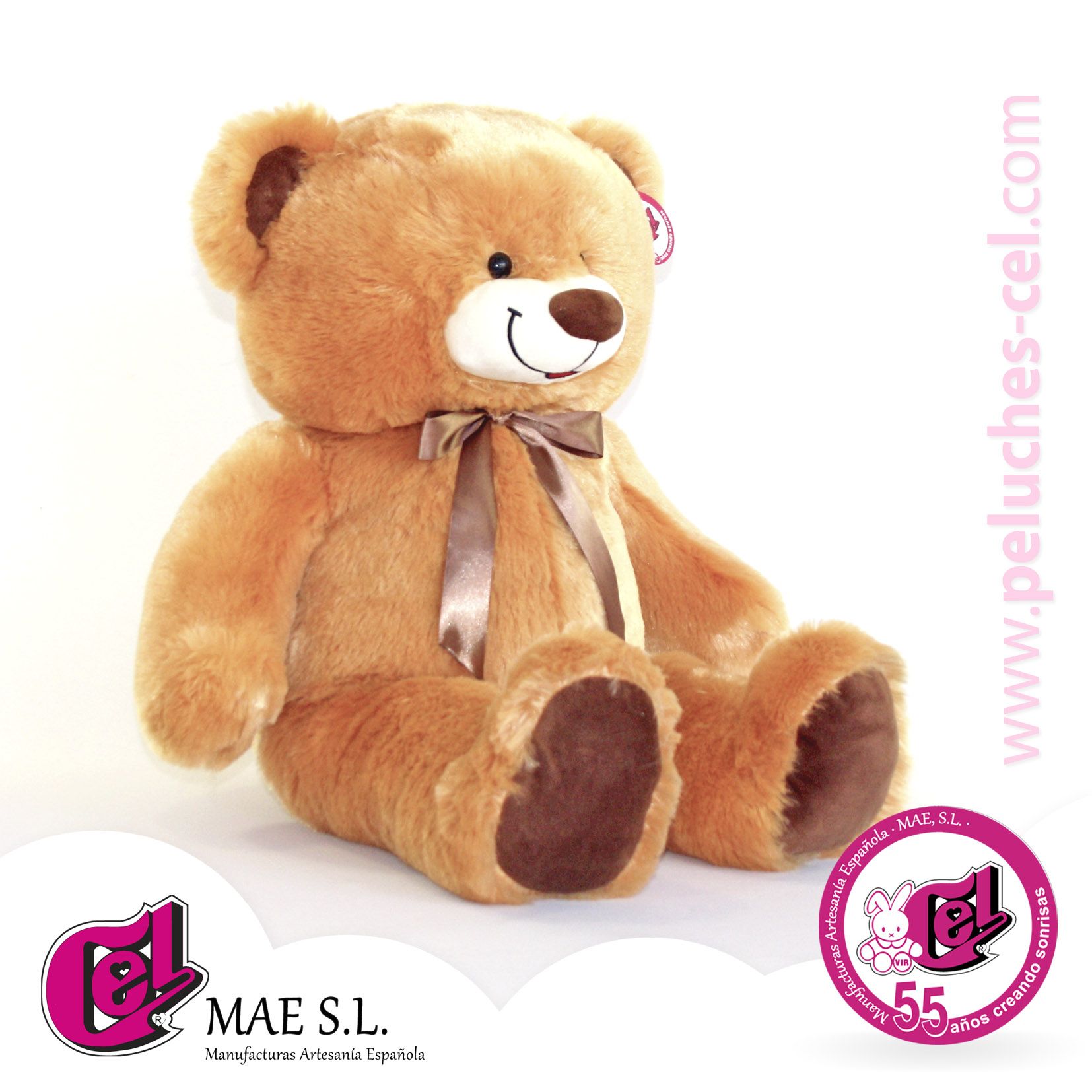 Oso Pepo Peluche 70CM Camel - Imagen 2