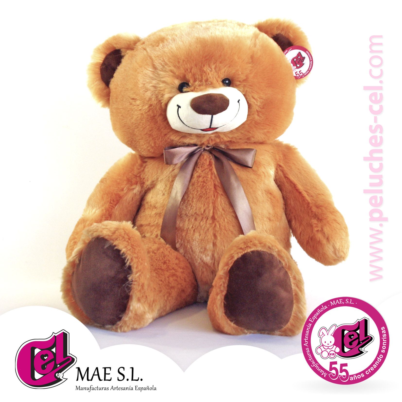 Oso Pepo Peluche 70CM Camel - Imagen 5