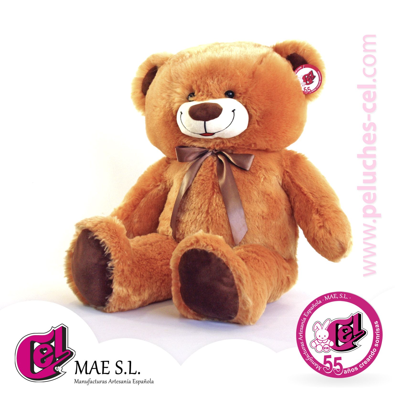 Oso Pepo Peluche 70CM Camel - Imagen 6