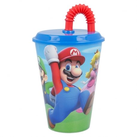 STOR VASO CAÑA EASY 430 ML SUPER MARIO