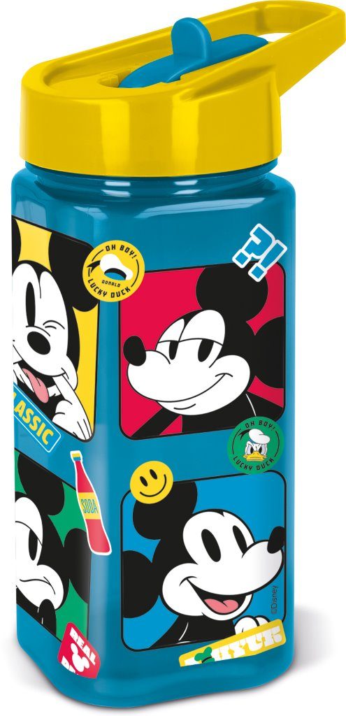 STOR BOTELLA SQUARE 510 ML MICKEY MOUSE FUN-TASTIC