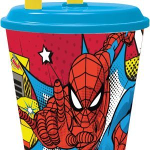 STOR VASO CAÑA EASY 430 ML SPIDERMAN MIDNIGHT FLYER