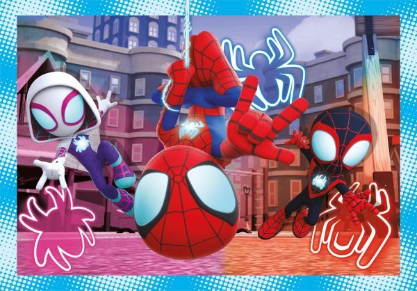 4 Puzzles en 1 Spidey And His Amazing Friends - Imagen 6