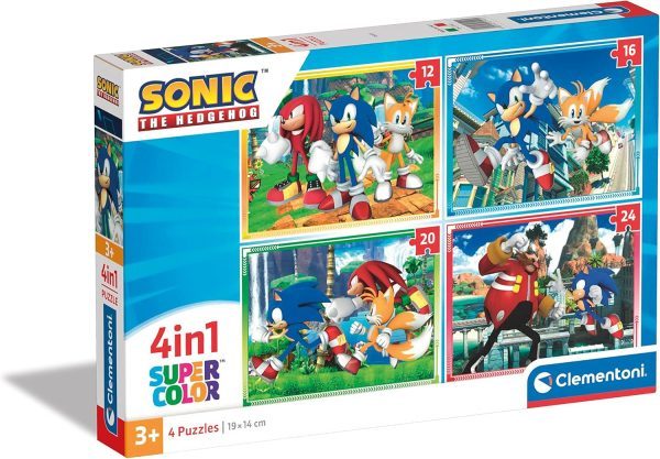 4 Puzzles en 1 Sonic