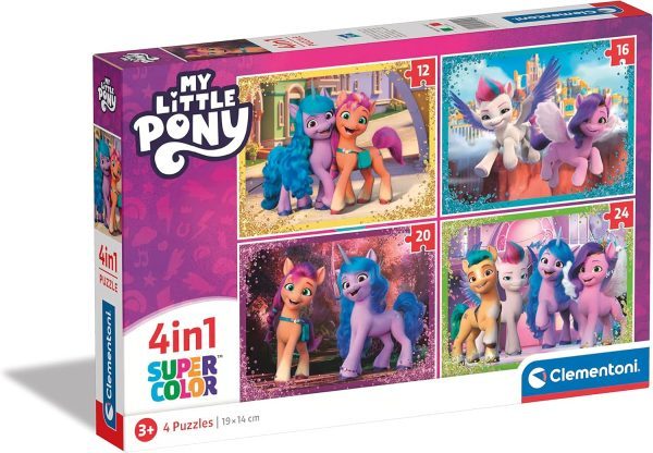 4 Puzzles en 1 Pony