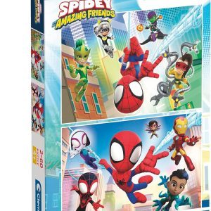 2 Puzzles de 60 Piezas Spidey and His Amazing Friends