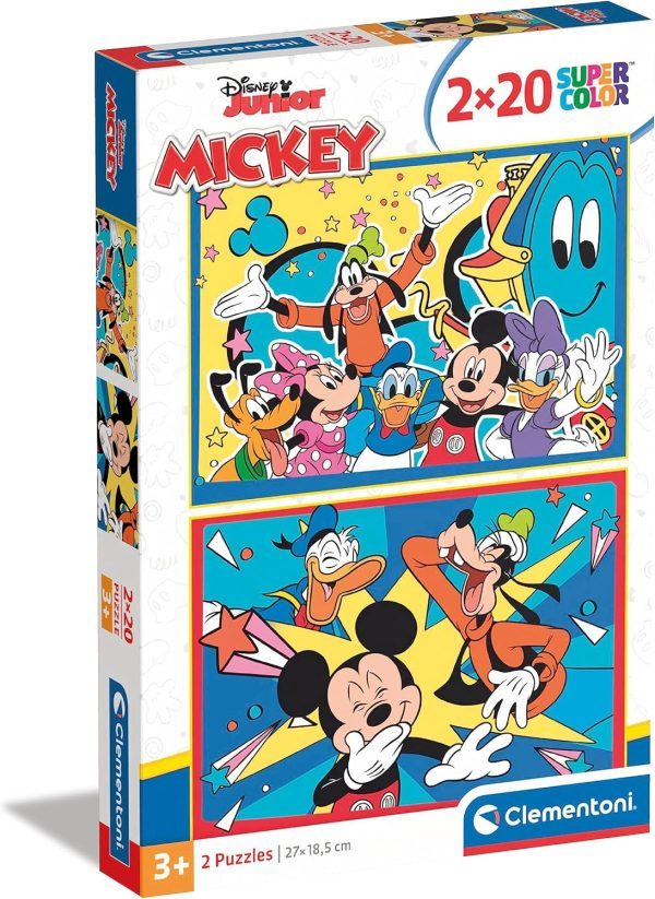 Puzzle Disney Mickey 2x20pzs