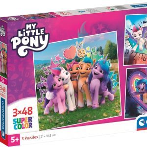 Puzzle 3x48 Piezas, My Little Pony