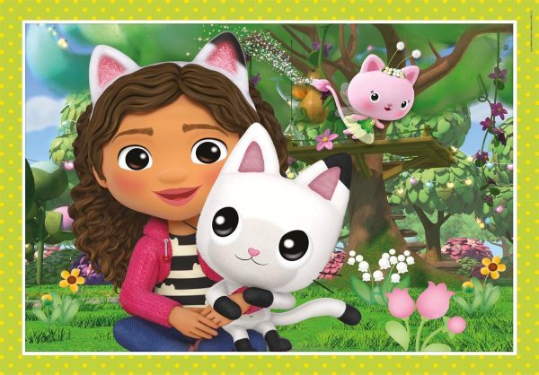 4 Puzzles en 1 Gabby's Dollhouse - Imagen 2