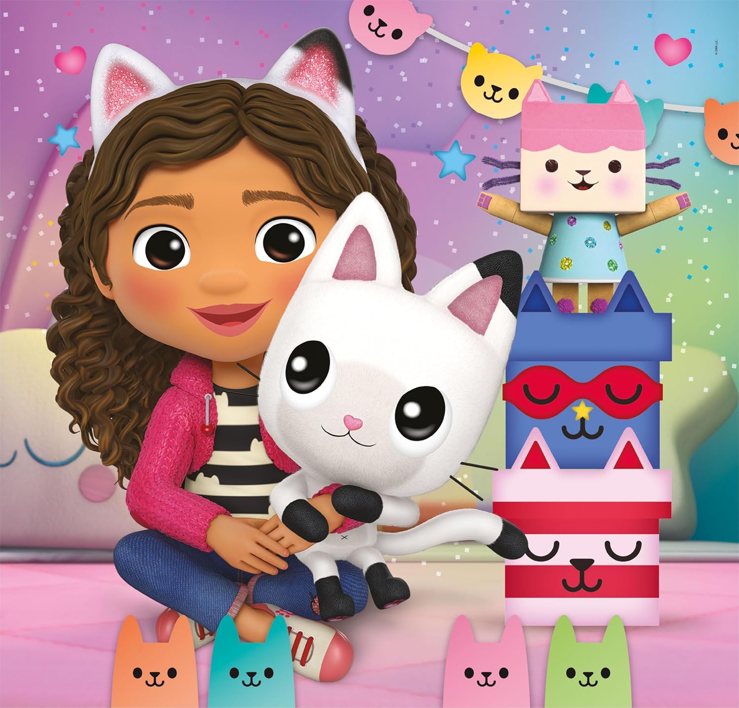 Puzzle 3x48 Piezas, Gabby's Dollhouse - Imagen 2