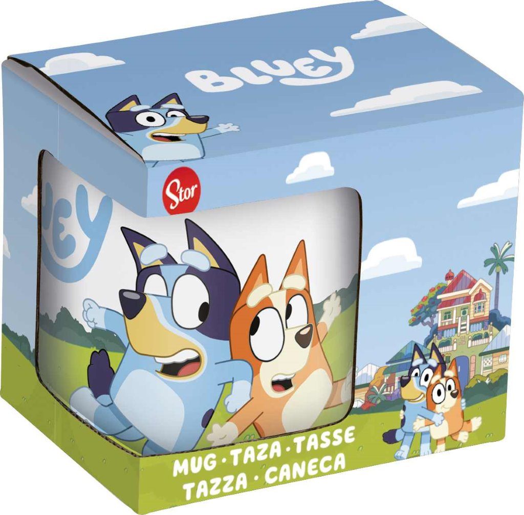 STOR TAZA CERAMICA 325 ML EN CAJA REGALO BLUEY WALK
