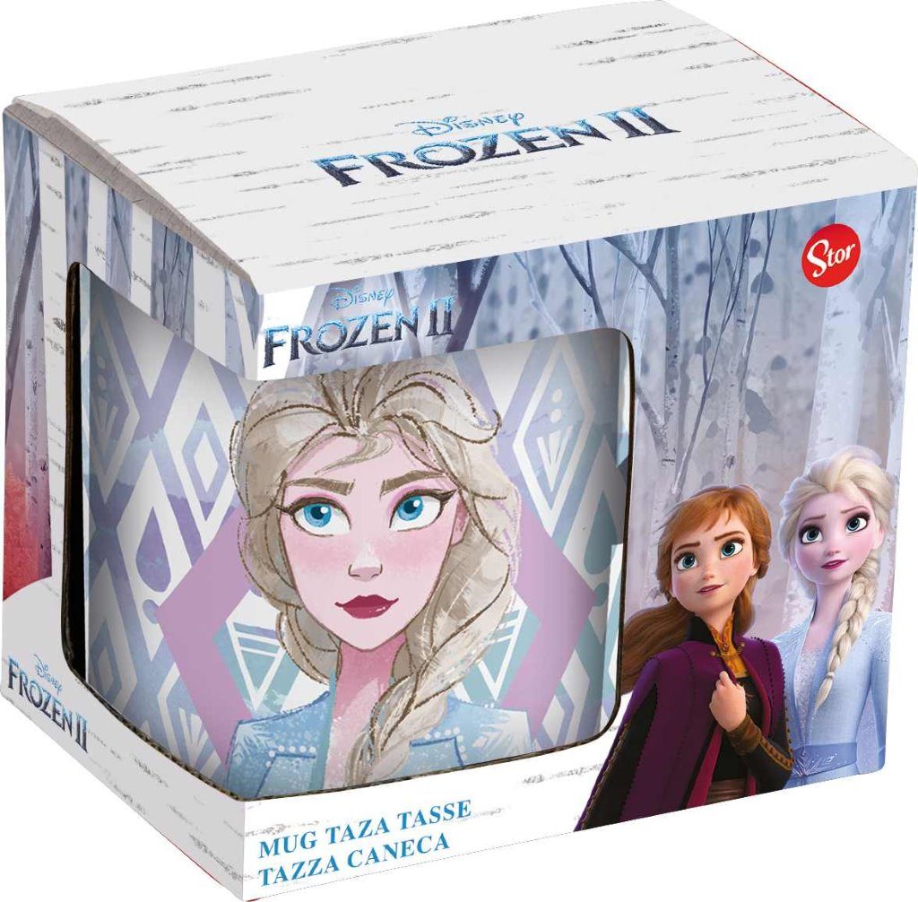 STOR TAZA CERAMICA 325 ML EN CAJA REGALO FROZEN II ELEMENTS