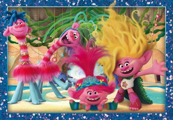 4 Puzzles en 1 Trolls - Imagen 5