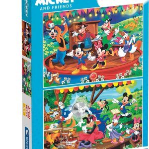 2 Puzzles de 60 Piezas Mickey and Friends