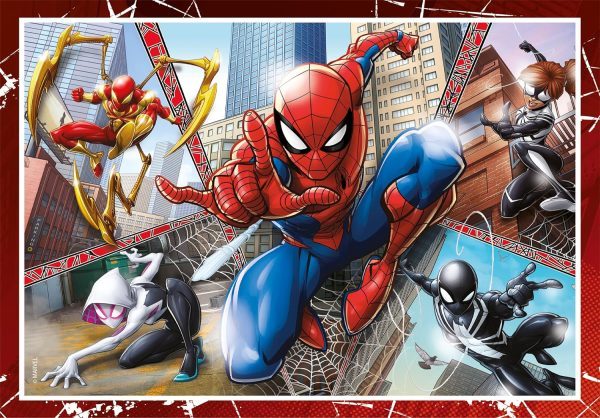 4 Puzzles en 1 Spiderman - Imagen 3