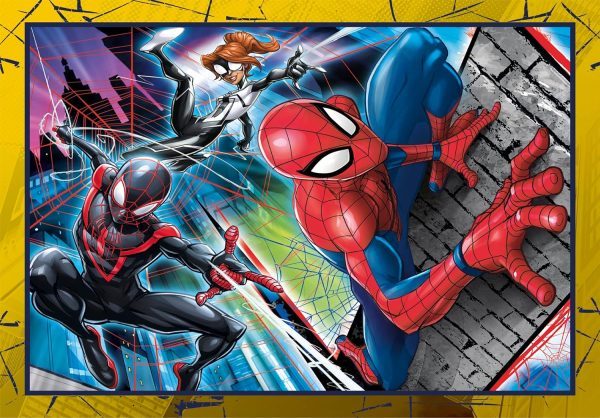 4 Puzzles en 1 Spiderman - Imagen 4