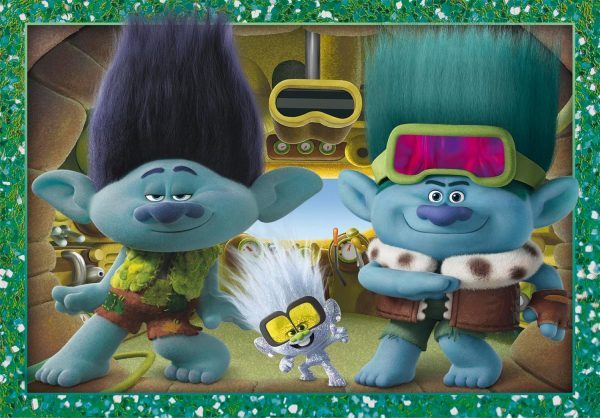 4 Puzzles en 1 Trolls - Imagen 3