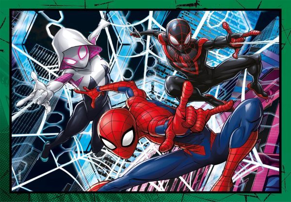4 Puzzles en 1 Spiderman - Imagen 5
