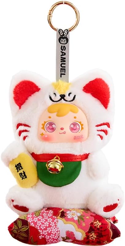 Samuel San XIAO Mao. Caja Sorpresa. Peluche 18 cm, colección Gatito de la fortuna - Imagen 7