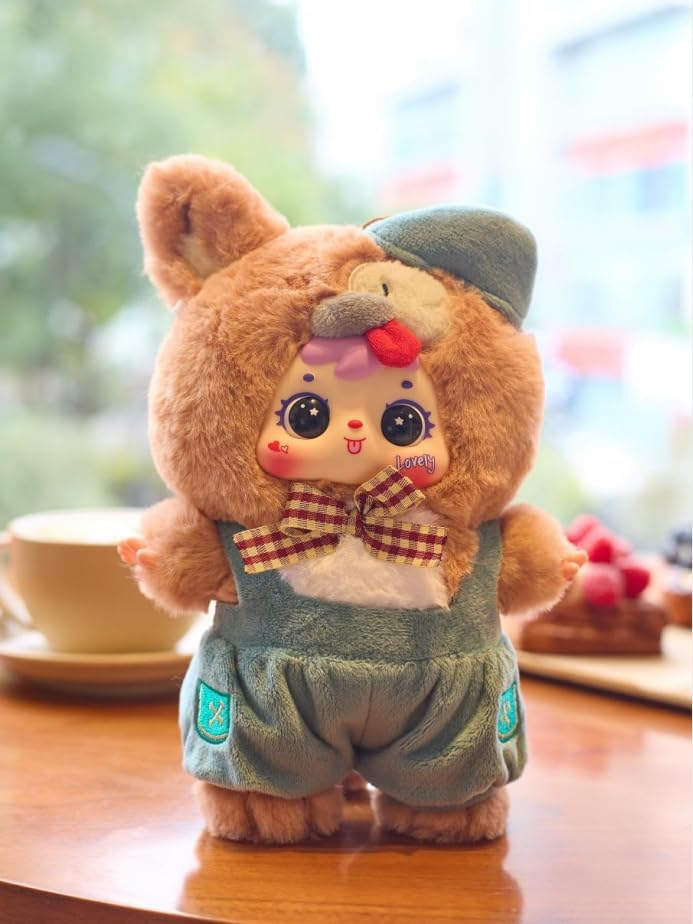 Samuel San XIAO Mao. Caja Sorpresa. Peluche 18 cm, colección cafetería. - Imagen 2