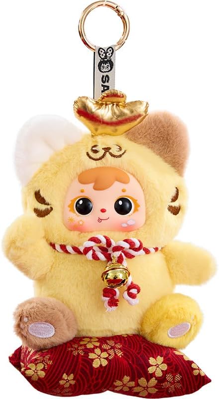 Samuel San XIAO Mao. Caja Sorpresa. Peluche 18 cm, colección Gatito de la fortuna - Imagen 3