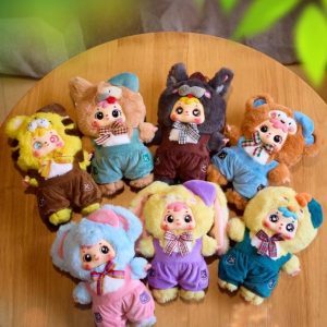 Samuel San XIAO Mao. Caja Sorpresa. Peluche 18 cm, colección cafetería.