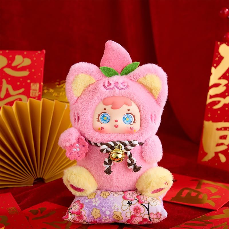Samuel San XIAO Mao. Caja Sorpresa. Peluche 18 cm, colección Gatito de la fortuna - Imagen 4