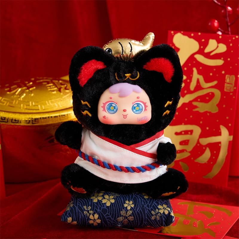 Samuel San XIAO Mao. Caja Sorpresa. Peluche 18 cm, colección Gatito de la fortuna - Imagen 6