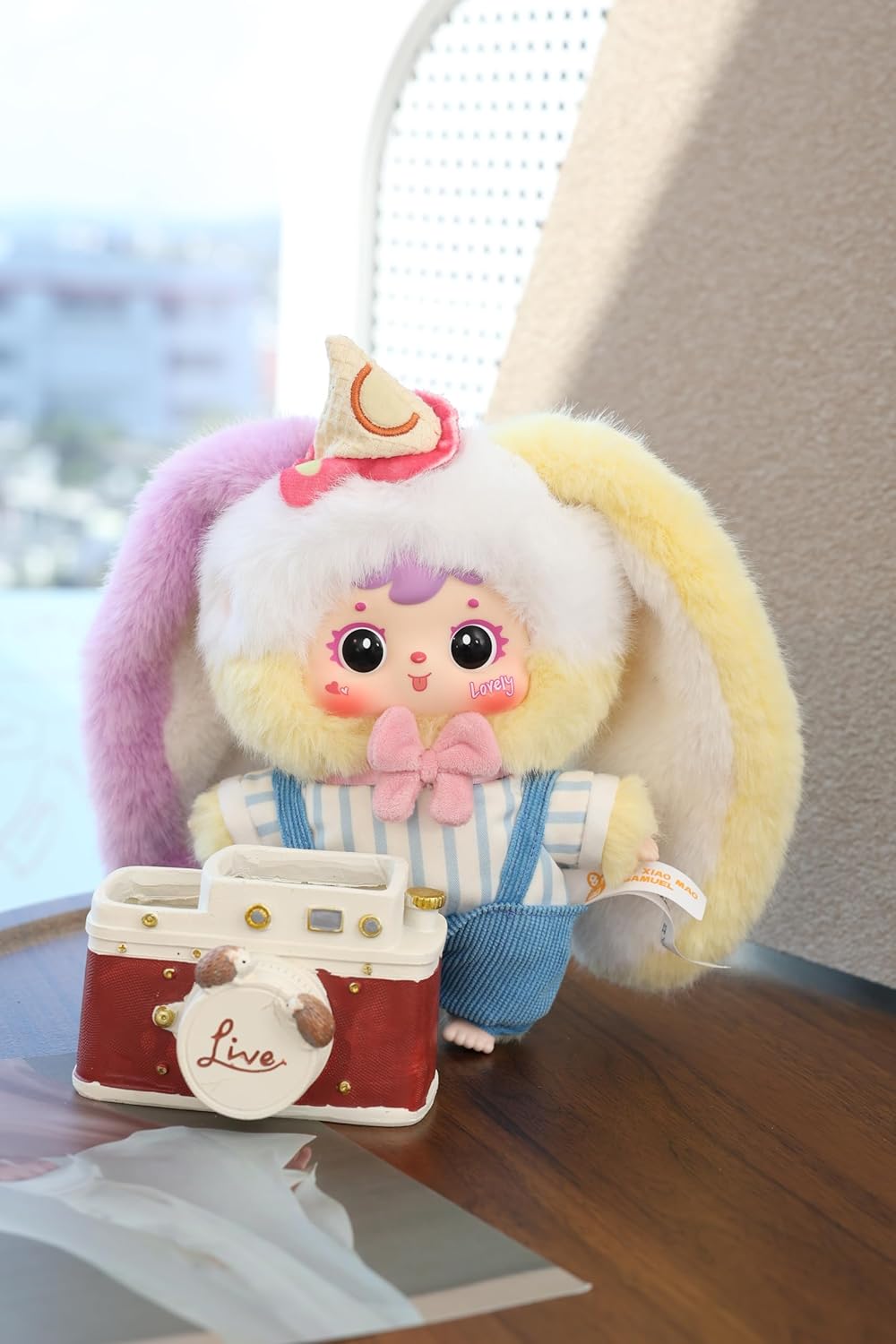 Samuel San XIAO Mao. Caja Sorpresa. Peluche 18 cm, colección OTOÑO MERIENDA.