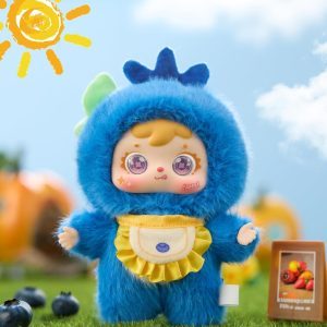 Samuel San XIAO Mao. Caja Sorpresa. Peluche AROMÁTICO colección Fruta 14 cm. Posibilidad de Llavero.