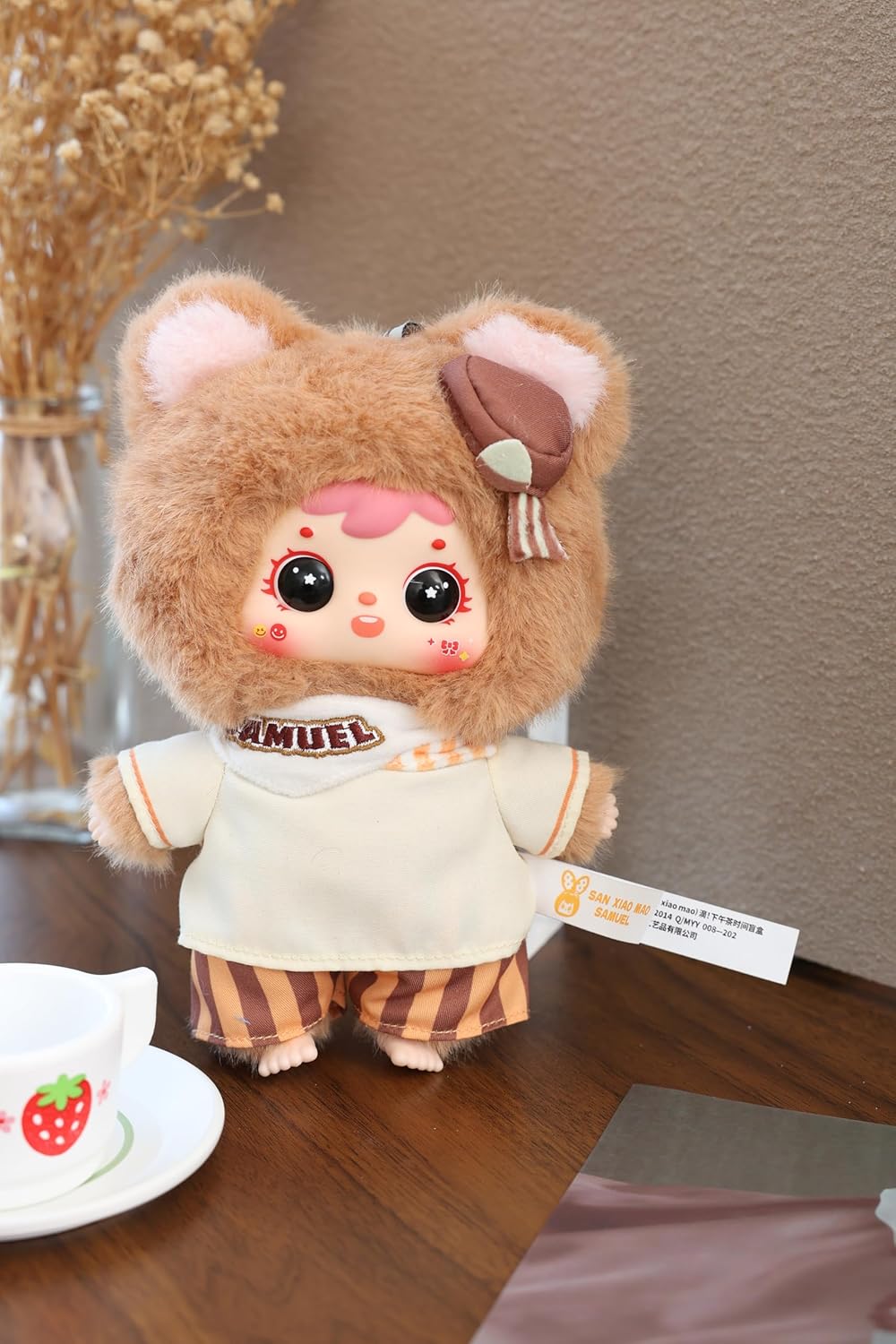 Samuel San XIAO Mao. Caja Sorpresa. Peluche 18 cm, colección OTOÑO MERIENDA. - Imagen 4