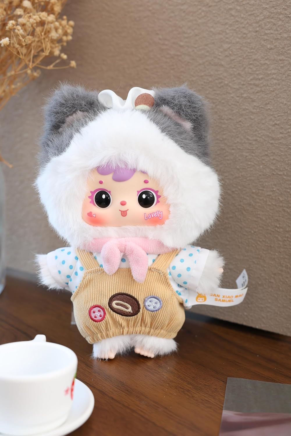 Samuel San XIAO Mao. Caja Sorpresa. Peluche 18 cm, colección OTOÑO MERIENDA. - Imagen 6