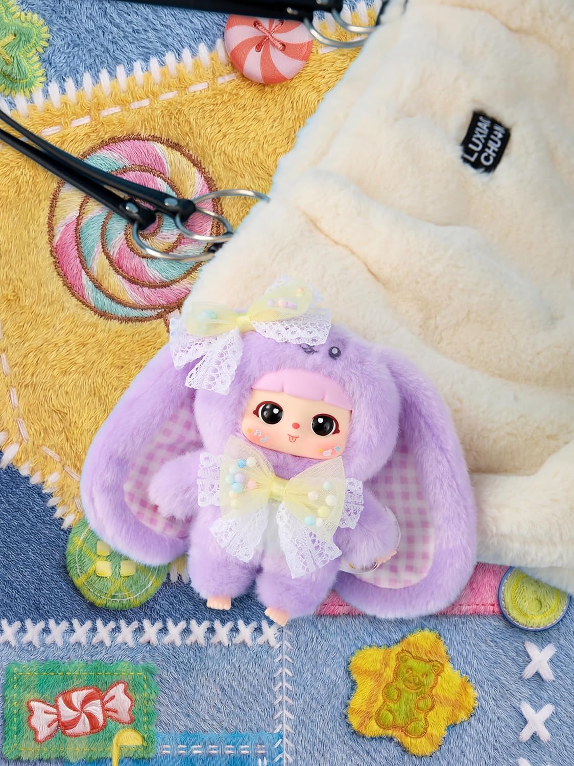 Samuel San XIAO Mao. Caja Sorpresa. Peluche 15 cm. Posibilidad de Llavero - Imagen 6