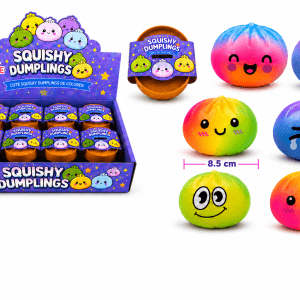 1 pieza Squishy Dumpling 8.5 cm de Colores (Juguete antiestrés)