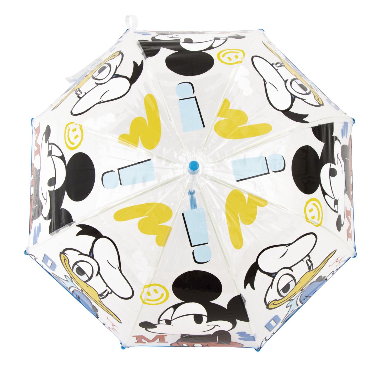 PARAGUAS DE EVA TRANSPARENTE DE MICKEY,FORMA DE BURBUJA, APERTURA MANUAL - Imagen 3