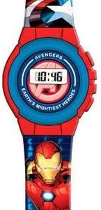 Marvel Reloj Digital Los Vengadores -Tiene Funciones de Hora, Fecha y Correa Ajustable