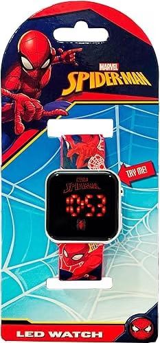 Reloj Digital LED Spider Man -Tiene Funciones de Hora, Fecha y Correa Ajustable - Imagen 4